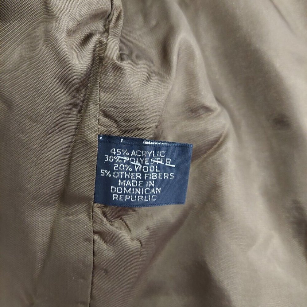 Express Vintage 80s 90s Brown Southwest Aztec Womens Jacket Sz M Button-Up Lined - Picture 12 of 13